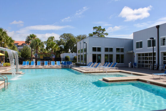 Resort style pool