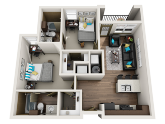 B Floor plan layout