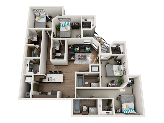 D2 Floor plan layout