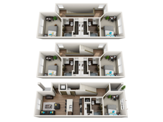 E Floor plan layout