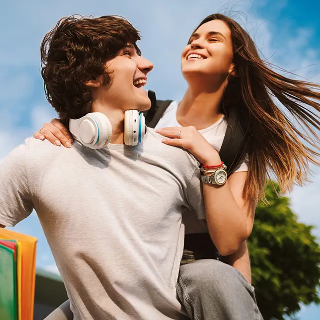 young college students