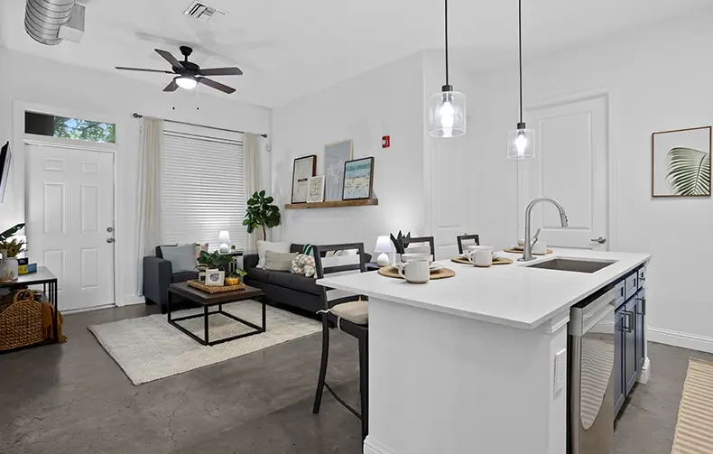 apartment featuring an open floorplan