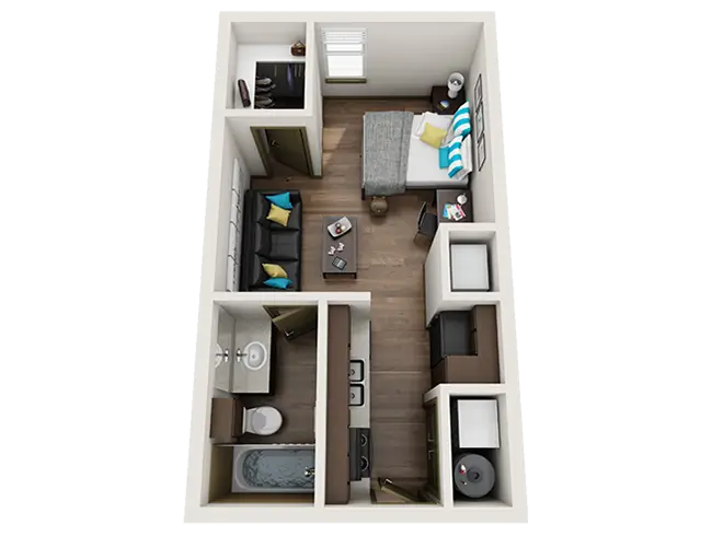 A floor plan