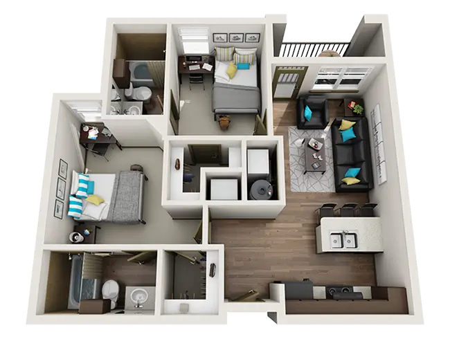 B floor plan