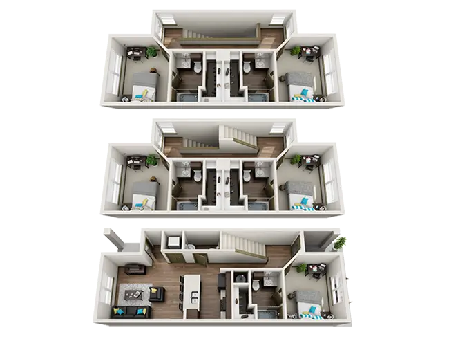 E floor plan